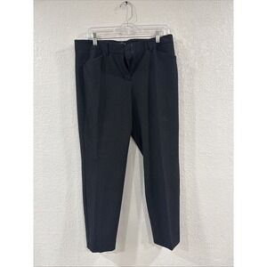 Express Editor Polka Dot Slim Straight Leg Pants Size 10 R